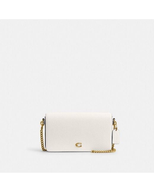 COACH Mila Crossbody Bag With Signature Canvas in Natural | Lyst
