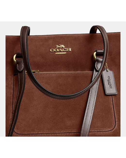 COACH Black Station Tote Bag