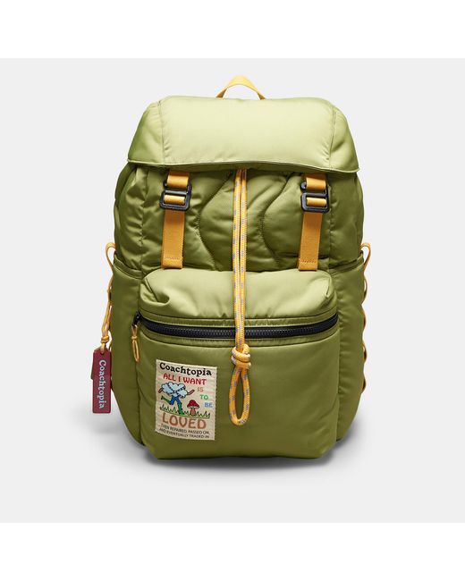 Coachtopia Green Loop Backpack