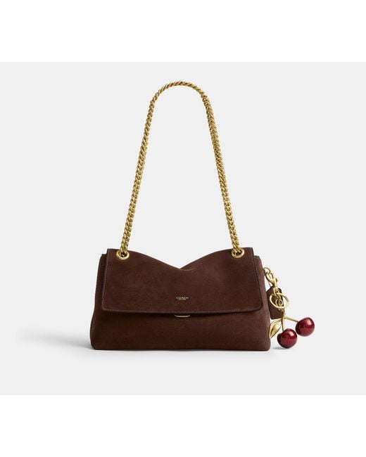 COACH Black Chelsea Shoulder Bag 30 With Chain