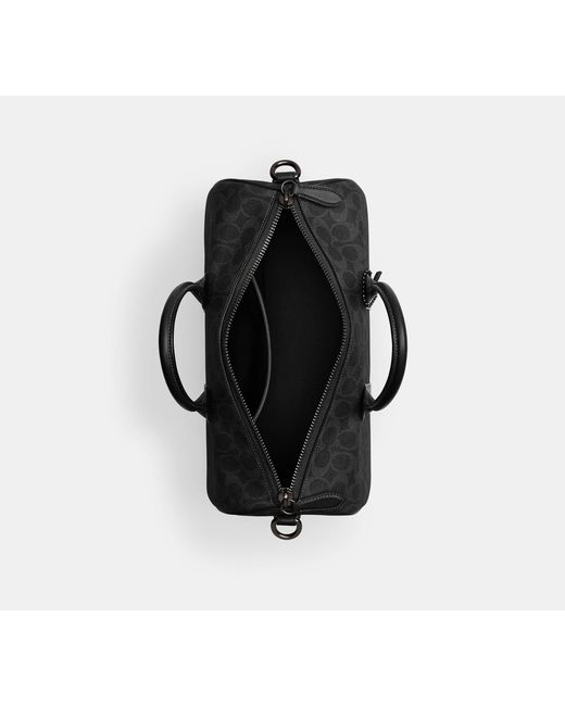Borsa Compass 35 di COACH in Black