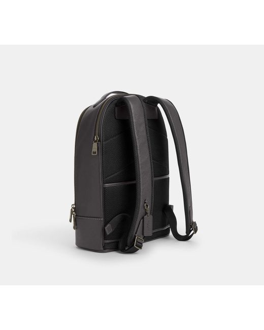 COACH Black Ethan Backpack for men