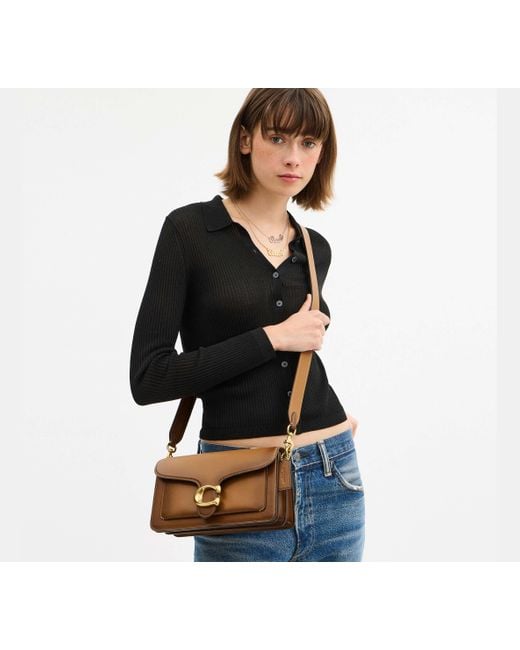 COACH Black Tabby Shoulder Bag 26
