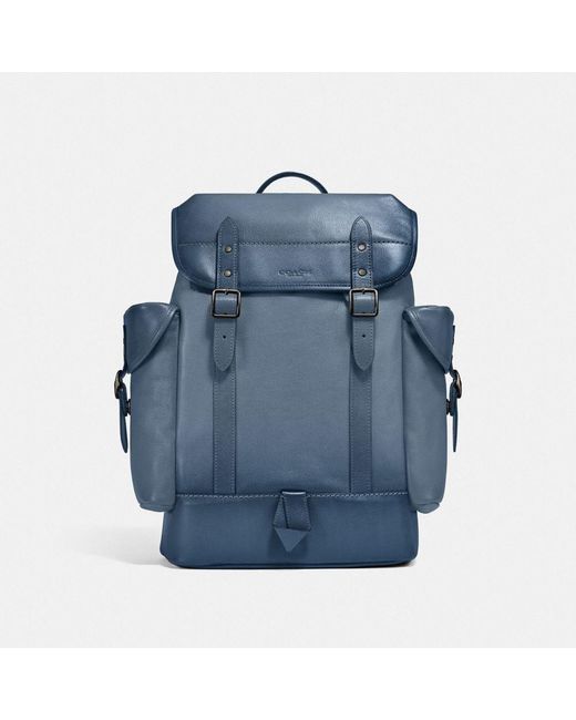 coach backpack leather mens