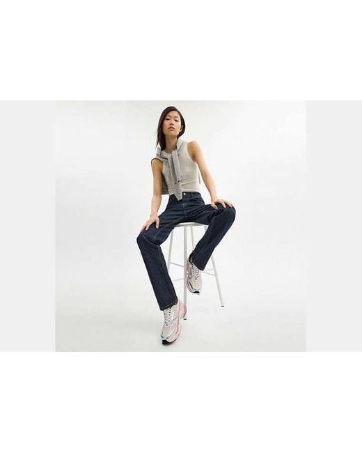 COACH Black Mesh-Sneaker Für Frauen