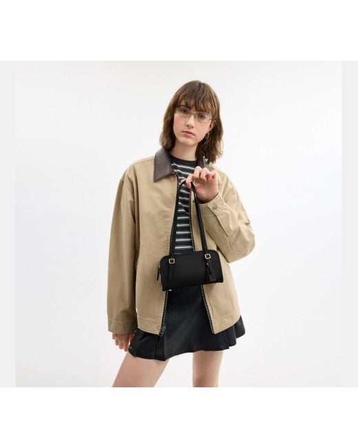 COACH Black Swing Zip Bag 20