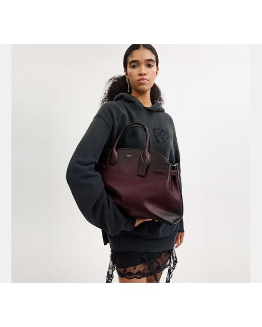COACH Black Soft Empire Carryall Bag 40