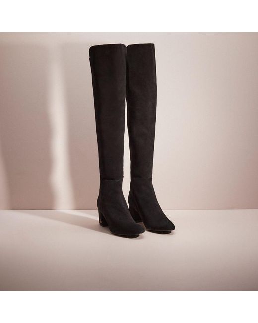 COACH Restored Georgina Boot in Black | Lyst