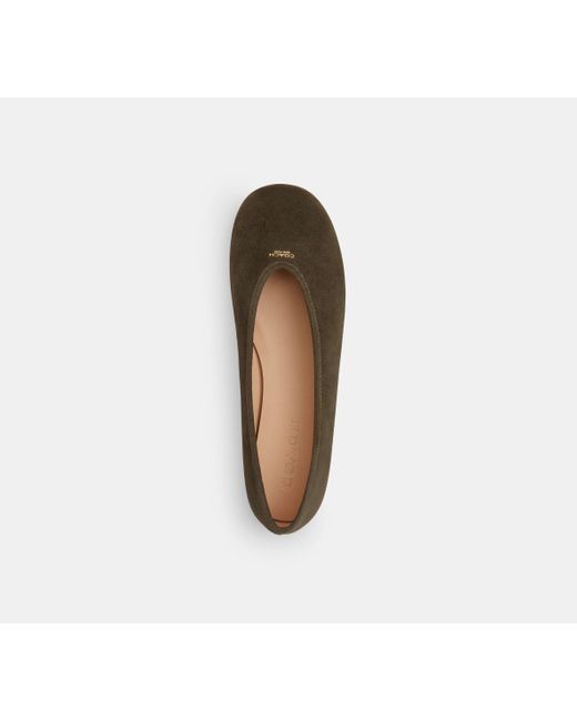 COACH Black Houston Ballet Flat