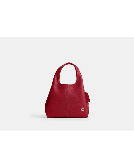COACH Red Lana Shoulder Bag 23