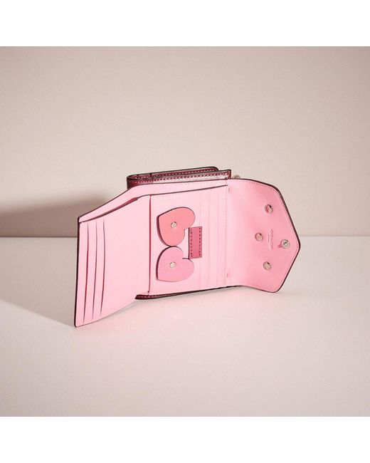 COACH Pink Upcrafted Double Up Wallet Shoulder Bag Creation