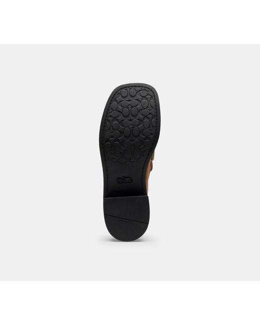 COACH Black Penny Loafer