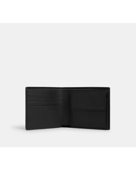 COACH Black Coin Wallet for men