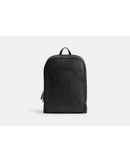 COACH Black Gotham Backpack for men