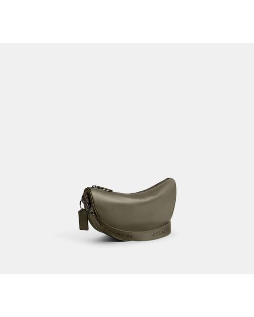 COACH Black Hall Soft Sling Bag for men