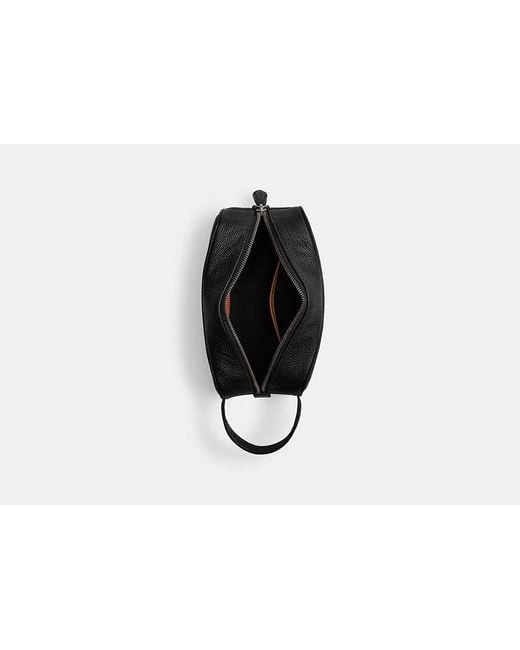 COACH Black Travel Kit for men