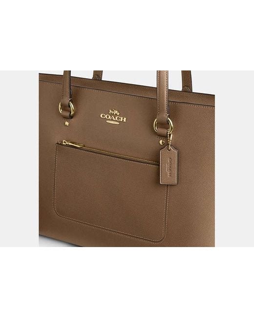 COACH Black Station Tote Bag