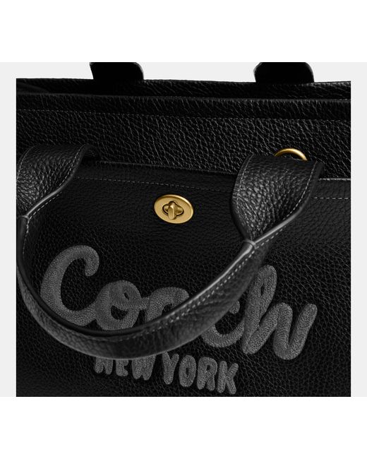 COACH Black Cargo Tote