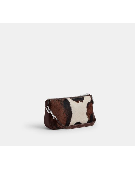 COACH Black Nolita 19 With Cow Print