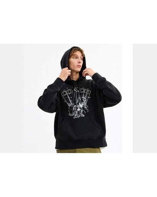 COACH Black T-Rex Hoodie for men