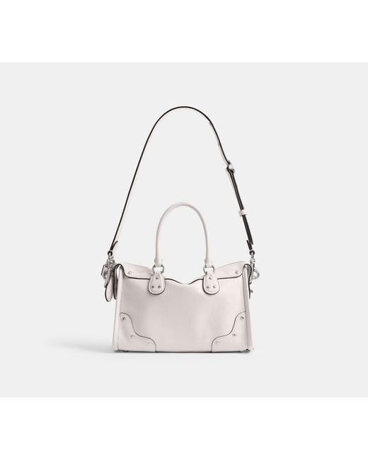 COACH Black Rhyder Satchel Bag 24