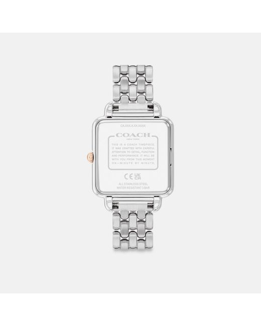 COACH Pink Cass Watch, 28 Mm