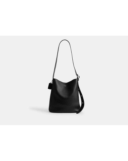 COACH Black Bleecker Bucket Bag 36 for men