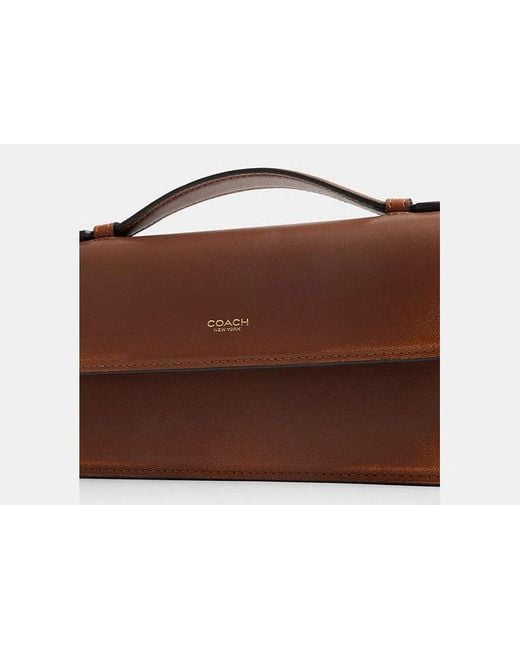 COACH Black New York Elora Top Handle Crossbody Bag