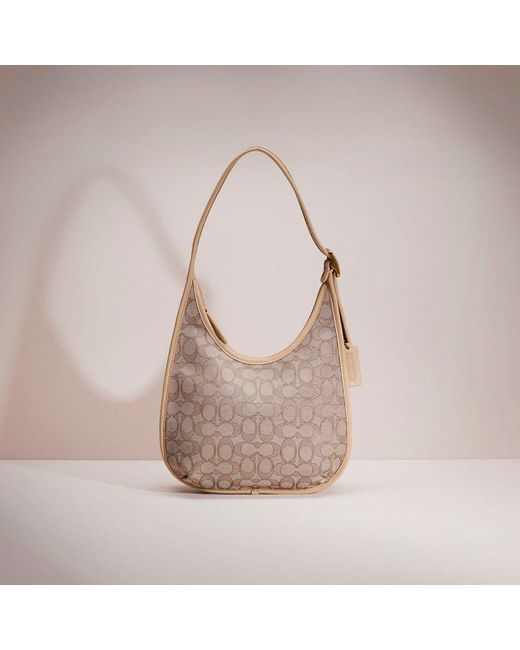 COACH Restored Ergo Shoulder Bag In Signature Jacquard in Pink Lyst