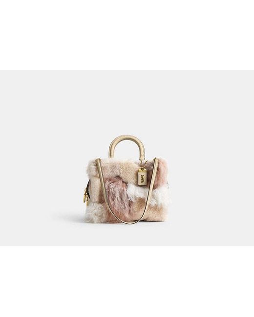 Rogue 25 Con Patchwork di COACH in Multicolor