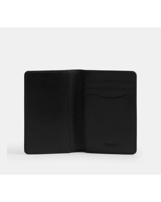 COACH Black Card Wallet for men