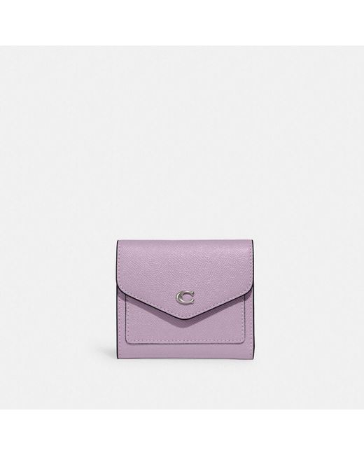 COACH Purple Wyn Small Wallet