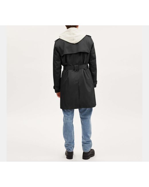 COACH Black Trench Coat for men