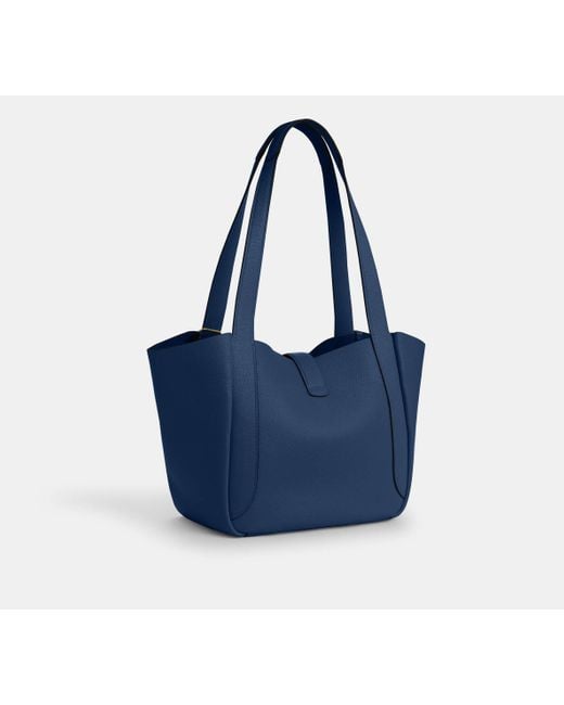Borsa Larga Hadley Con Chiusura Girevole di COACH in Black