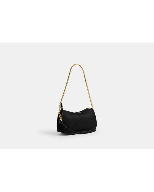 Sac Waverly À Double Fermeture Turnlock COACH en coloris Black