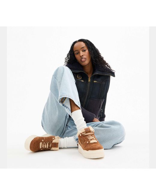 COACH Black Soho Platform Sneaker