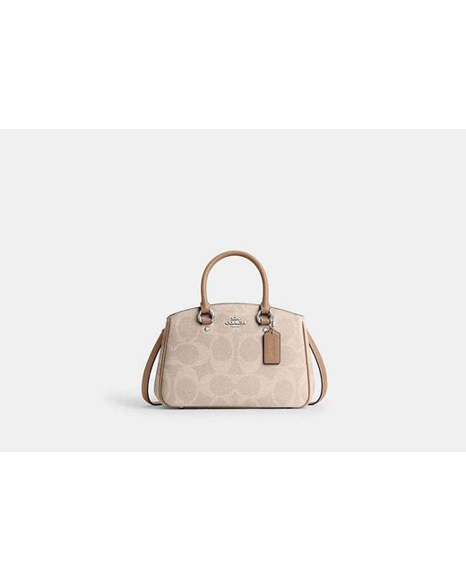 COACH Black Savannah Small Carryall Bag