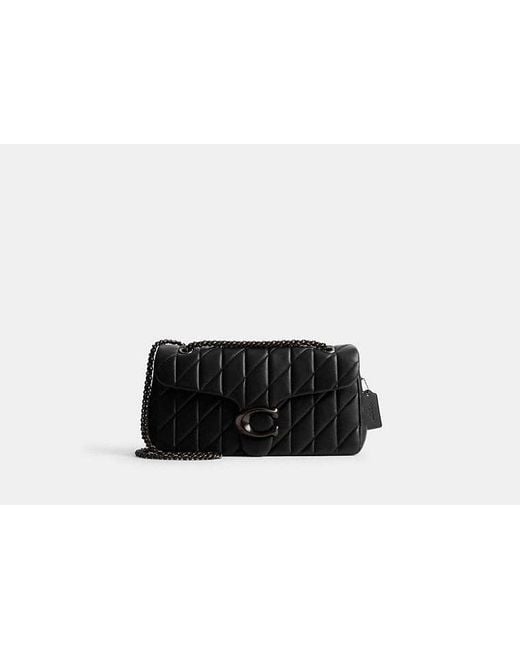 COACH Black Tabby Shoulder Bag 33 With Quilting
