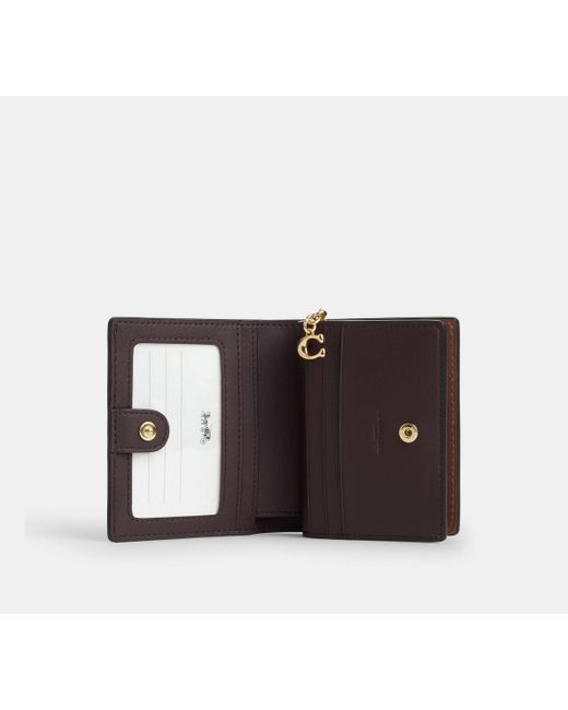 COACH White Snap Wallet