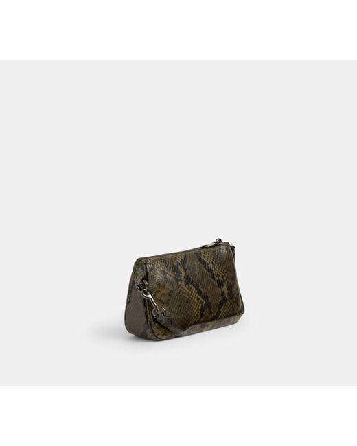 Nolita 19 Con Stampa Serpente di COACH in Black