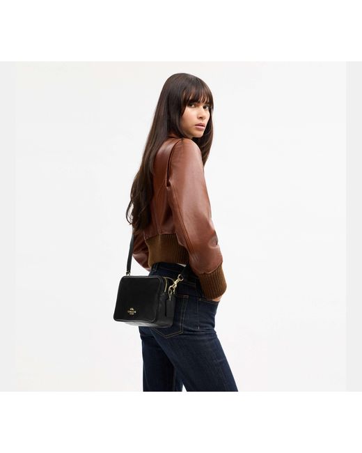COACH Black Carey Crossbody Bag