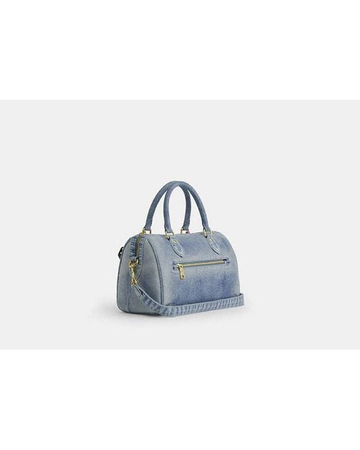 COACH Black Rowan Satchel Bag