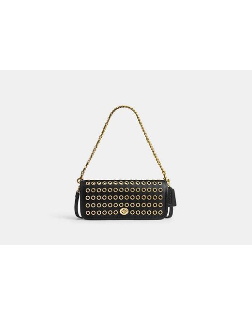 Borsa Dinky Con Occhielli di COACH in Black