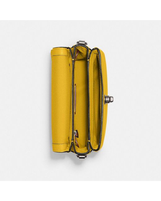 COACH Yellow Cassie Crossbody Bag 19