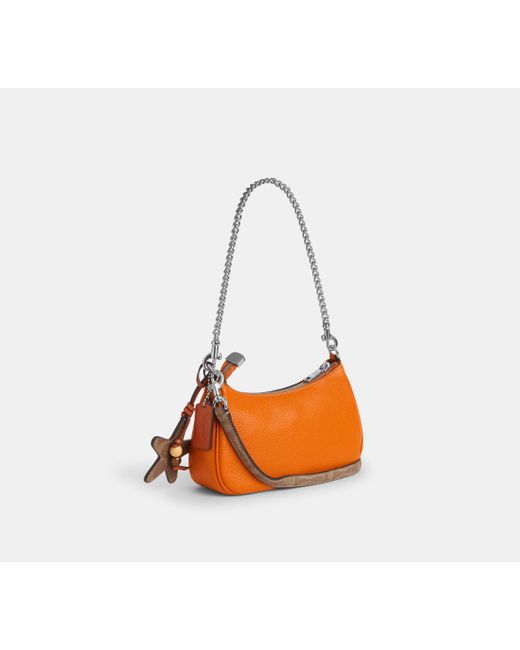 Mini Borsa A Tracolla Teri Con Ciondolo A Stella di COACH in Black