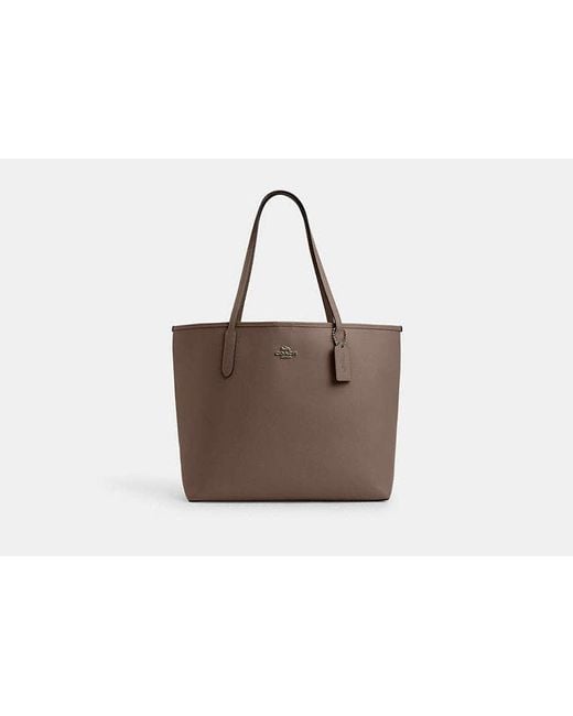 COACH Black City Tote Bag