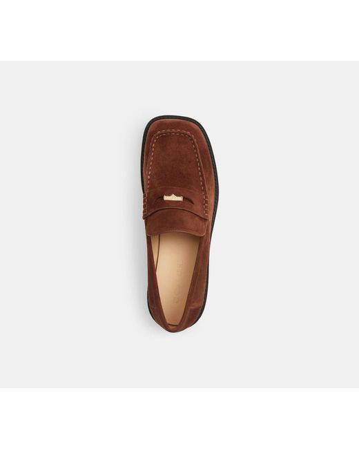COACH Multicolor Square Toe Loafer