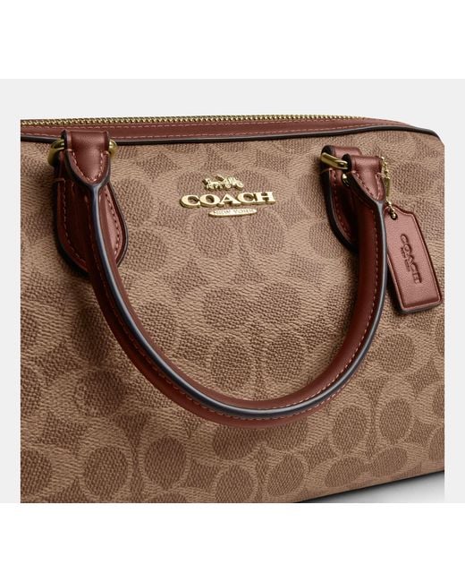COACH Black Rowan Satchel Bag
