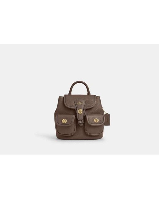COACH Black Hadley Backpack