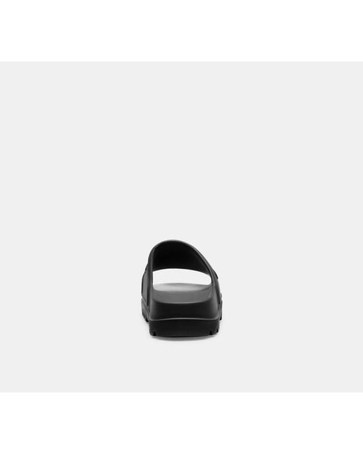 COACH Black Jesse Rubber Slide Shoes 13 D for men